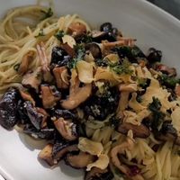 Mushroom Spaghetti at Fleur in Chiang Mai