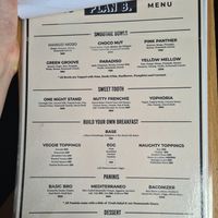 Smoothie bowls, sweet breakfasts, pannini and Toast toppers at PLAN B Weligama in Weligama