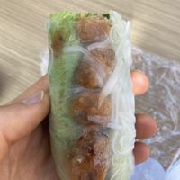 Vegan fresh summer roll  at Hoi Anh in Utrecht