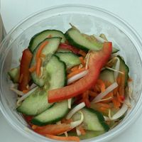 Veggies with the bowl    at Hoi Anh in Utrecht