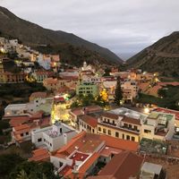 view on the city by daylight at Hotel Anaterve in La Gomera