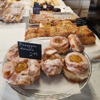 Donuts and pastries (these vegetarian not vegan)  at Amazing Breads & Cakes in Des Plaines