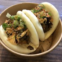 Tofu and mushroom bao £9  at Bao Down in Newcastle Upon Tyne