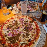 Vegan cheese and vegan thuna! at L'Osteria - La Part-Dieu in Lyon