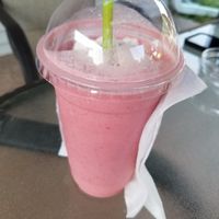 Strawberry shake at Vegan Bar in Naperville