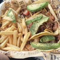 “Beef” tacos  at Vegan Bar in Naperville