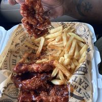 BBQ Lions Maine Tenders  at Vegan Bar in Naperville