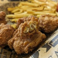 Lion's mane nuggets at Vegan Bar in Naperville