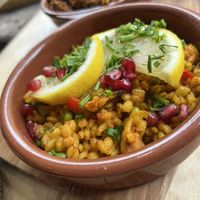 Barley paella  at The Natural Grocer Market & Social in Hexham