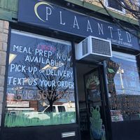 Front door   at Plaanted Café in Baldwin