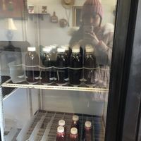 Juice section   at Plaanted Café in Baldwin