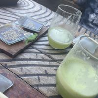 Drinks  at Fabric Sushi in Buenos Aires