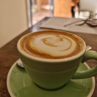 Macdamia milk at Picnic Real Food Bar in Tamborine Mountain