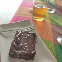Buffet brownie at Grow Vegan in Koh Samui