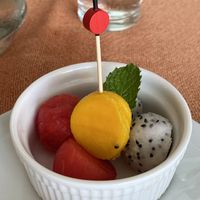 free dessert😄 at Grow Vegan in Koh Samui