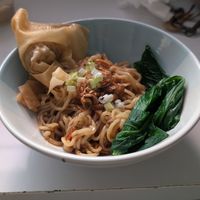 Mie gie (spicy 3) at Vegan Way Cafe in Probolinggo