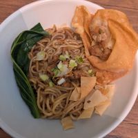 Mee saltie at Vegan Way Cafe in Probolinggo