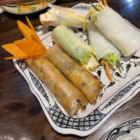 Vegan spring rolls - Met, Hanoi  at Met Vietnamese Restaurant in Hanoi
