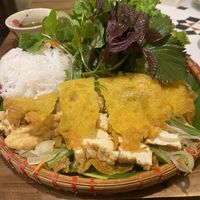 Vietnamese pancake  at Met Vietnamese Restaurant in Hanoi
