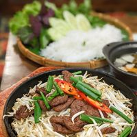 Vegan Bun Cha Hanoi at Met Vietnamese Restaurant in Hanoi