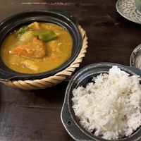 Tofu curry  at Met Vietnamese Restaurant in Hanoi
