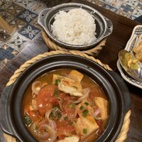 Tofu in tomato sauce AMAZING  at Met Vietnamese Restaurant in Hanoi