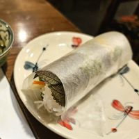This is what it looks like all rolled up at Met Vietnamese Restaurant in Hanoi