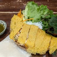 Banh Xeo (rice pancakes) at Met Vietnamese Restaurant in Hanoi