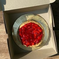 Vegan Baked Cheesecake at The Lively Bakester in Raipur