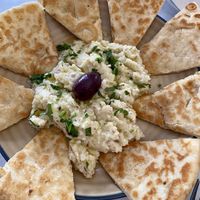 Skordalia potato dip  at Stella's Greek Cuisine in Sarasota