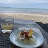 Vegetable and fried rice cake  at Isla Palenque Resort in Boca Chica