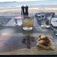 Mai Tai and view  at Isla Palenque Resort in Boca Chica