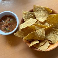 table chips & salsa   at Ranchos Cocina in San Diego