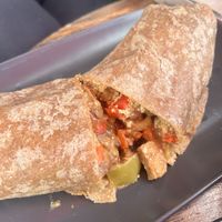 Vegan breakie burro  at Ranchos Cocina in San Diego