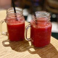 Strawberry Agave Margaritas at Ranchos Cocina in San Diego