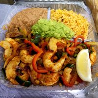 Vegan Shrimp Fajitas at Ranchos Cocina in San Diego
