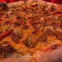 Picasso pizza  at Sauced on Paseo in Oklahoma City