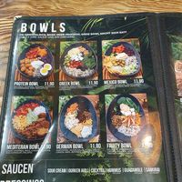 Menu at Vecig in Cologne