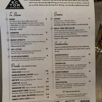 Menu 1  at Vector Brewing in Dallas