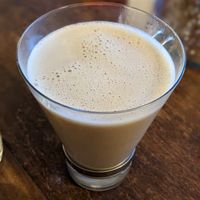 Delicious turmeric latte at Cocoloco in Bournemouth