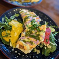 Jackfruit burrito (delicious but very sweet - recommend sharing) at Cocoloco in Bournemouth