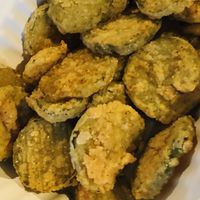 Fried pickle chips  at Brew Bird in Fargo