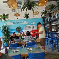 Indoor decor photo op at Fig Tree Cafe in San Diego