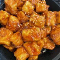 Sweet and sour tofu  at Sharon Korean in Boston