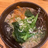 Vegan ramen on the menu  at Yoshiharu in Kyoto