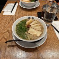 Sesame ramen with tofu  at Ramen Danbo in New York City
