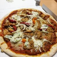 Pizza Alexis Sorbas at Hirschbachstueberl in Lenggries