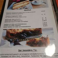 Nachtische at Hirschbachstueberl in Lenggries