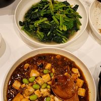 Mapo Tofu & Mixed Veg at Saijiki - 咲璽季 in Osaka