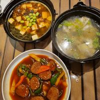 Sweet sour vegan fish and dumpling soup at Saijiki - 咲璽季 in Osaka